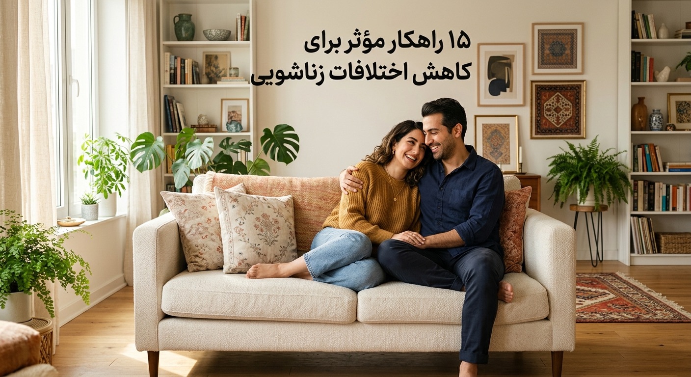 ۱۵ راهکار مؤثر برای کاهش اختلافات زناشویی
