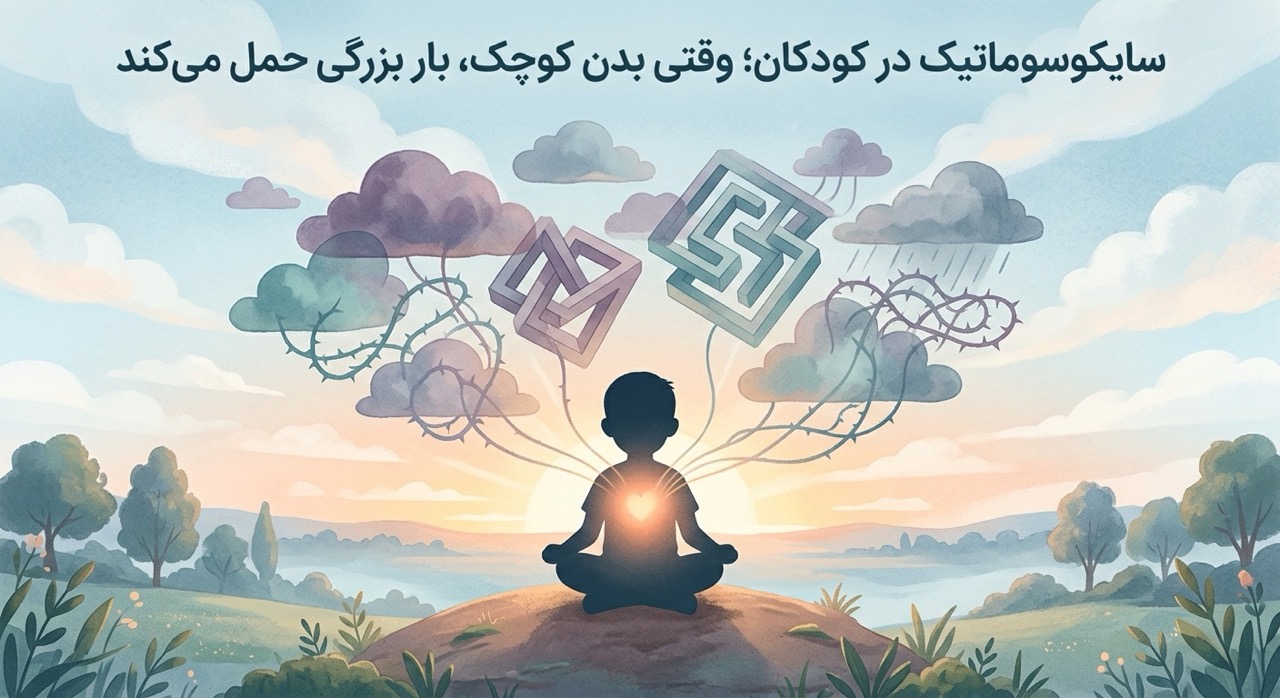 سایکوسوماتیک در کودکان؛ وقتی بدن کوچک، بار بزرگی حمل می‌کند