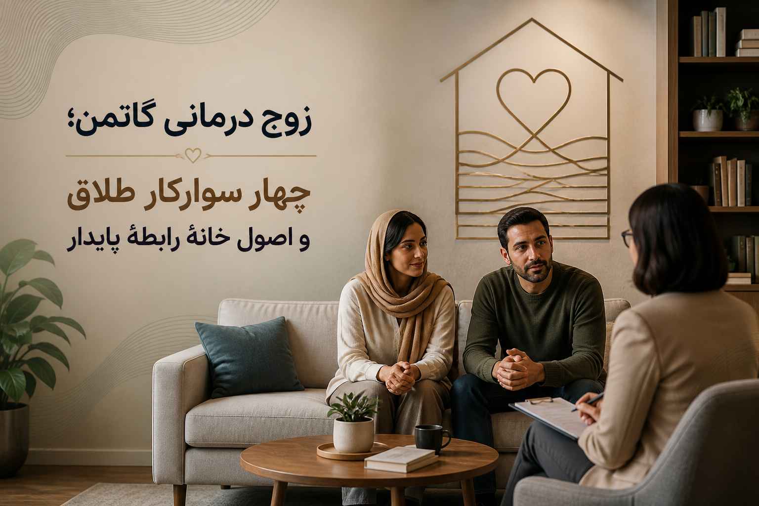 زوج درمانی گاتمن؛ چهار سوارکار طلاق و اصول خانهٔ رابطهٔ پایدار