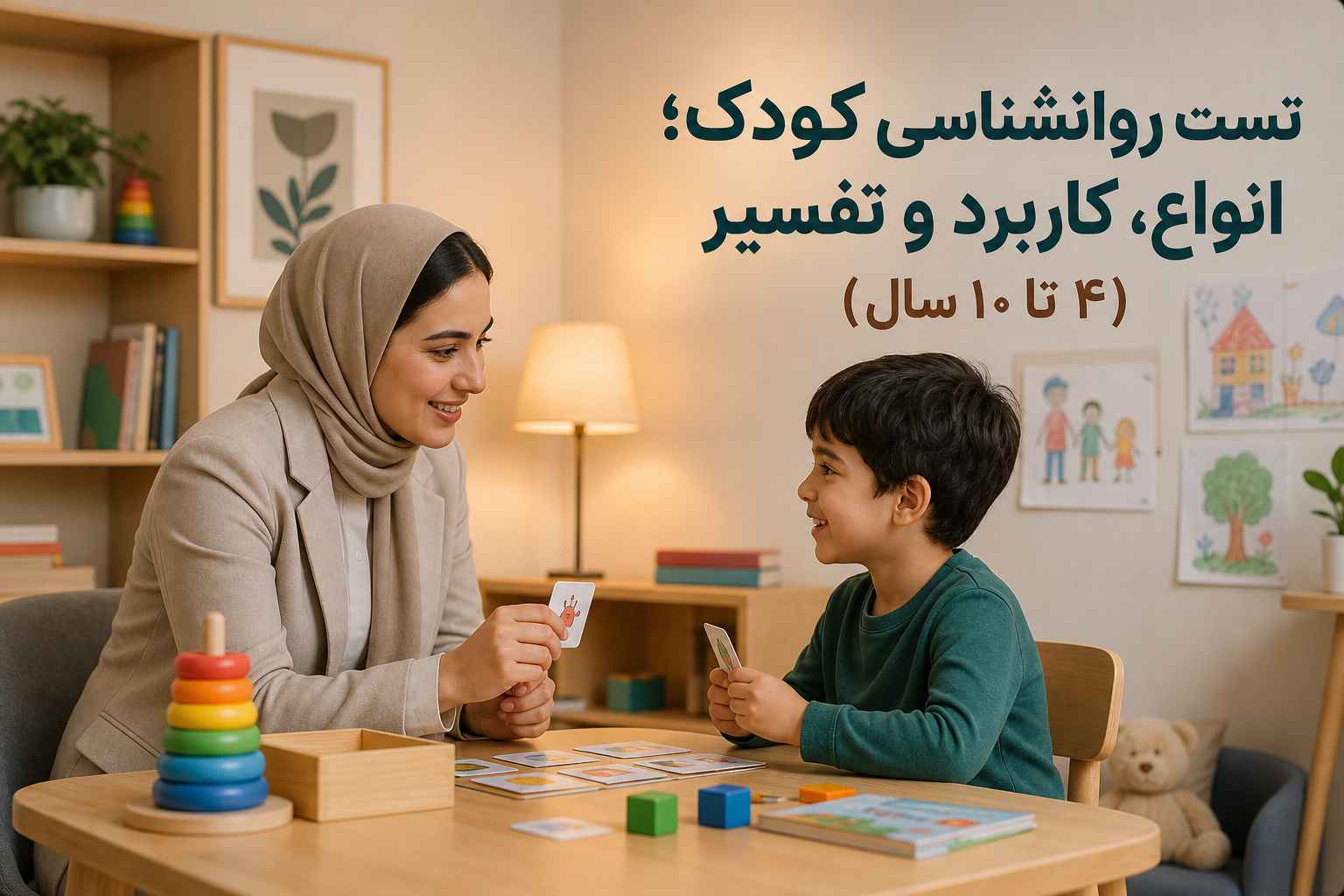تست روانشناسی کودک؛ انواع، کاربرد و تفسیر (۴ تا ۱۰ سال)