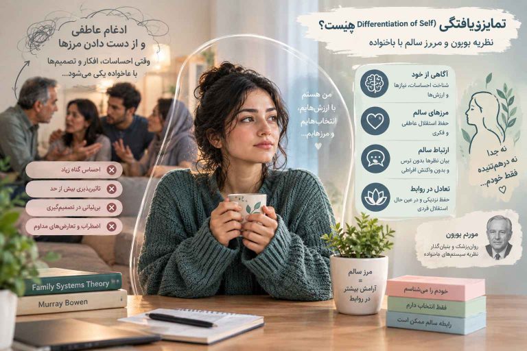 تمایزیافتگی (Differentiation of Self) چیست؟ نظریه بووِن و مرز سالم با خانواده